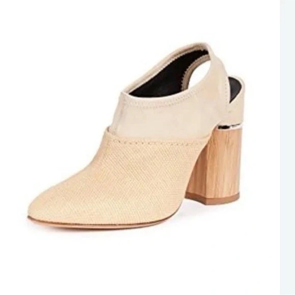 3.1 Phillip Lim Straw Slingback Pumps Size 37/7 MSRP $695